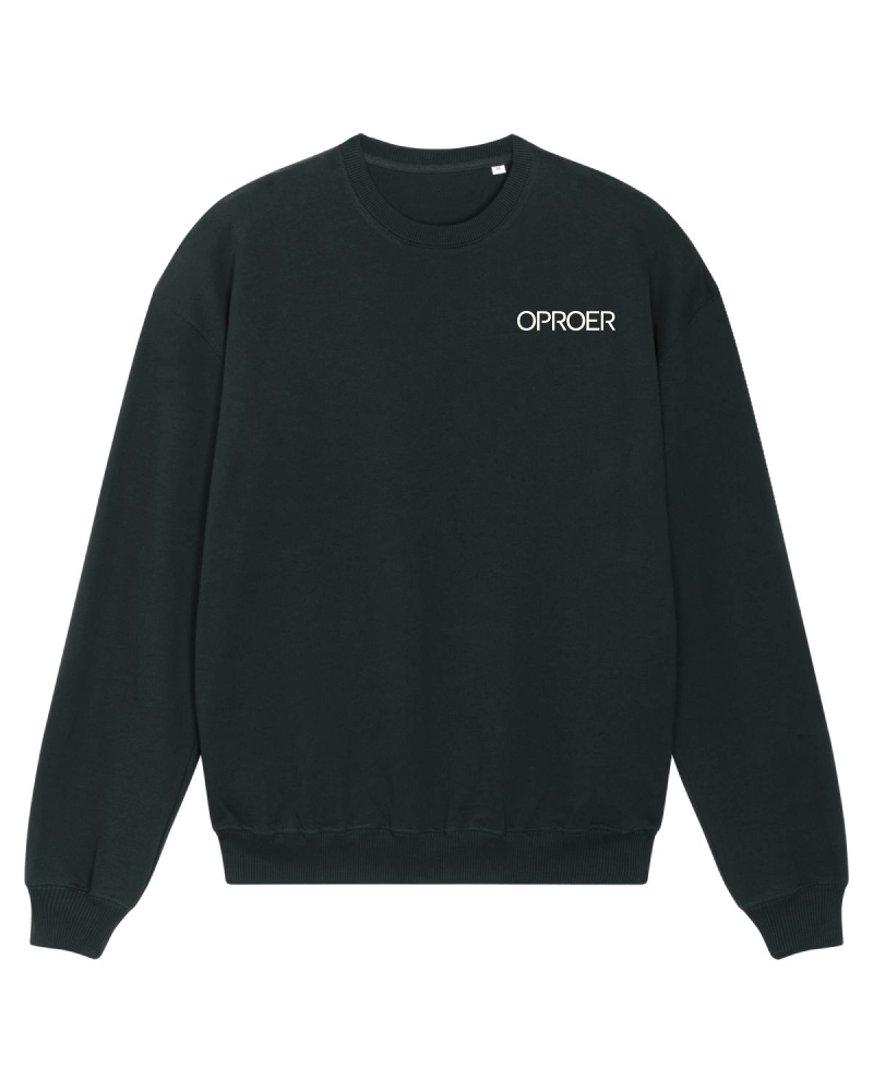 Sweater "OPROER" - Black Oversized