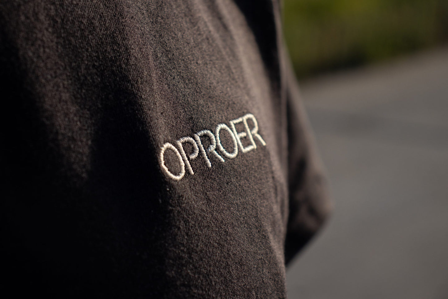 T-shirt "OPROER" - Vintage Black